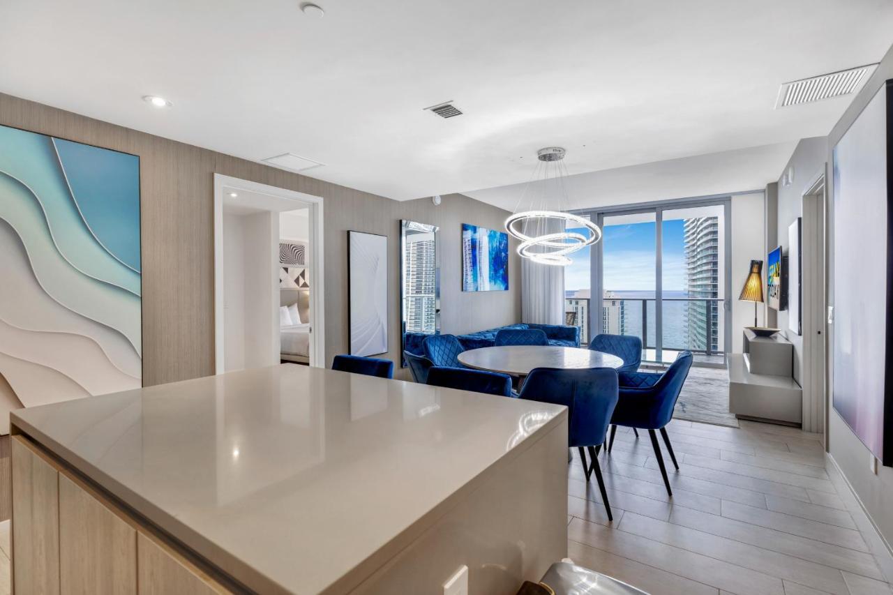 Hyde House - Luxury Waterfront 2Br 2Ba Apartment Suite With Direct Ocean View, Roof Top Pool, Resort Amenities Голливуд Экстерьер фото