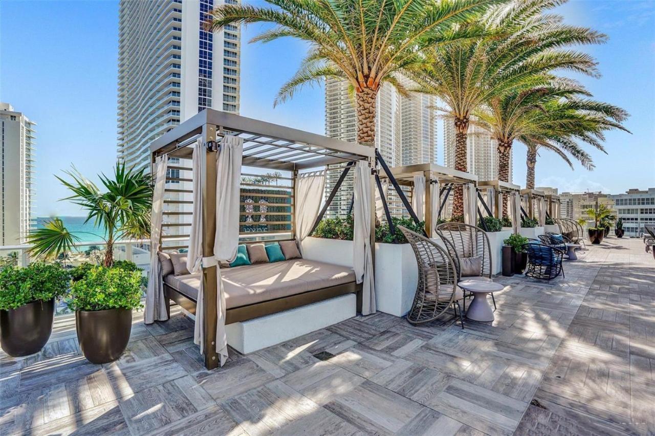 Hyde House - Luxury Waterfront 2Br 2Ba Apartment Suite With Direct Ocean View, Roof Top Pool, Resort Amenities Голливуд Экстерьер фото