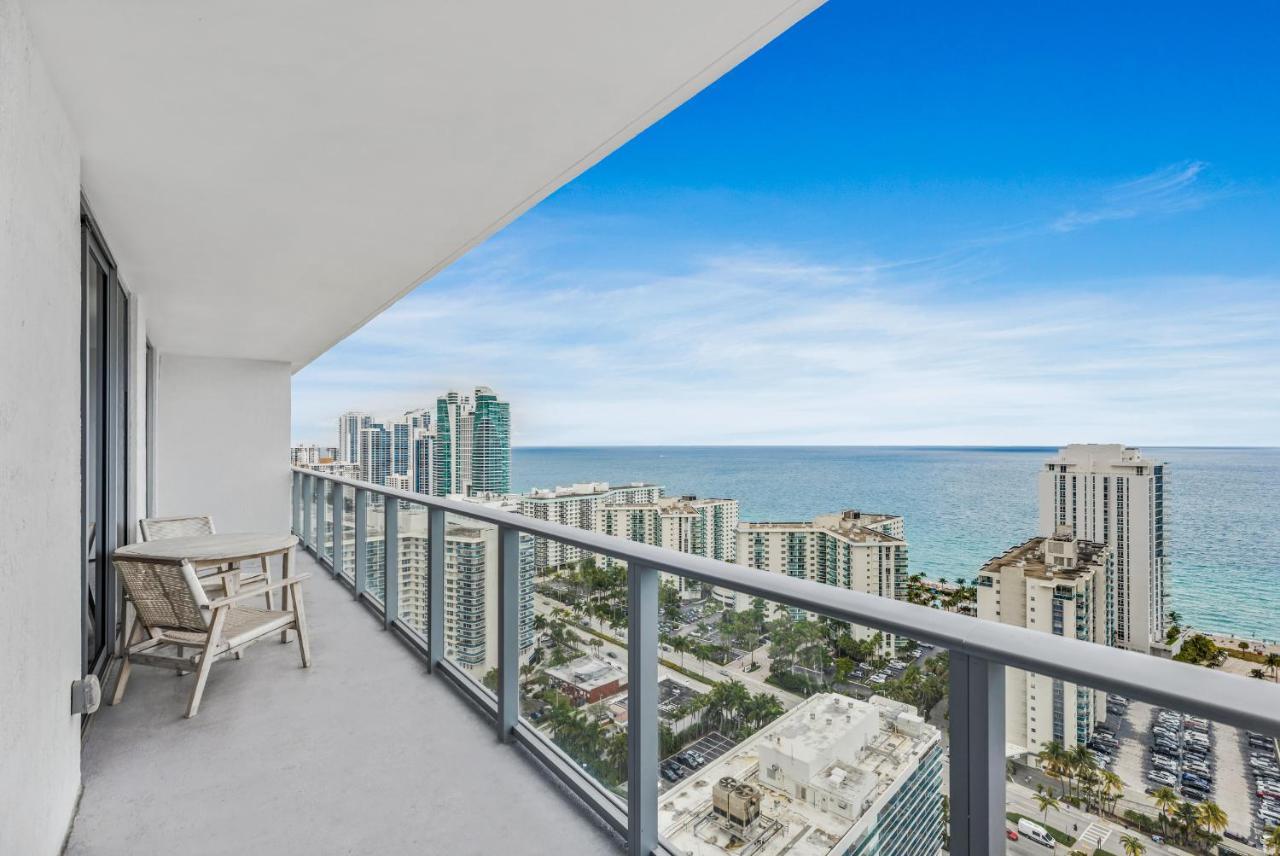 Hyde House - Luxury Waterfront 2Br 2Ba Apartment Suite With Direct Ocean View, Roof Top Pool, Resort Amenities Голливуд Экстерьер фото