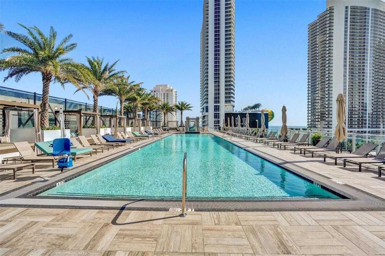 Hyde House - Luxury Waterfront 2Br 2Ba Apartment Suite With Direct Ocean View, Roof Top Pool, Resort Amenities Голливуд Экстерьер фото