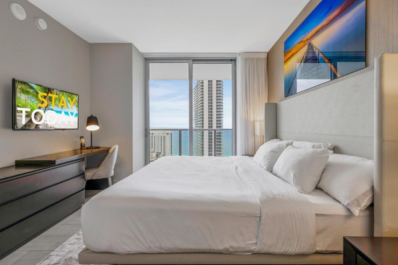 Hyde House - Luxury Waterfront 2Br 2Ba Apartment Suite With Direct Ocean View, Roof Top Pool, Resort Amenities Голливуд Экстерьер фото