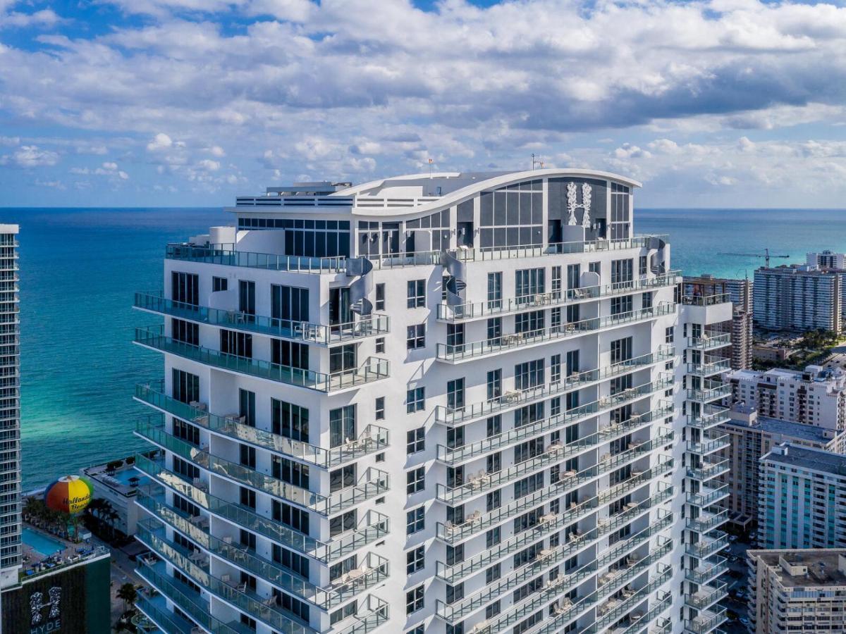Hyde House - Luxury Waterfront 2Br 2Ba Apartment Suite With Direct Ocean View, Roof Top Pool, Resort Amenities Голливуд Экстерьер фото
