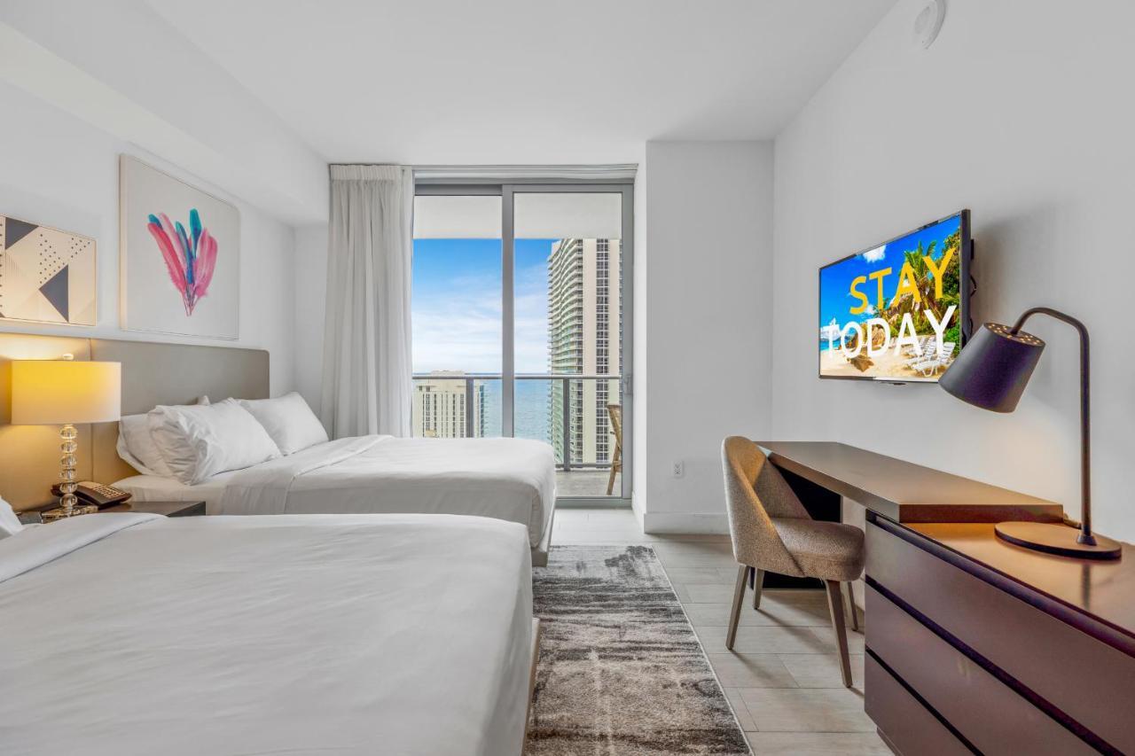 Hyde House - Luxury Waterfront 2Br 2Ba Apartment Suite With Direct Ocean View, Roof Top Pool, Resort Amenities Голливуд Экстерьер фото