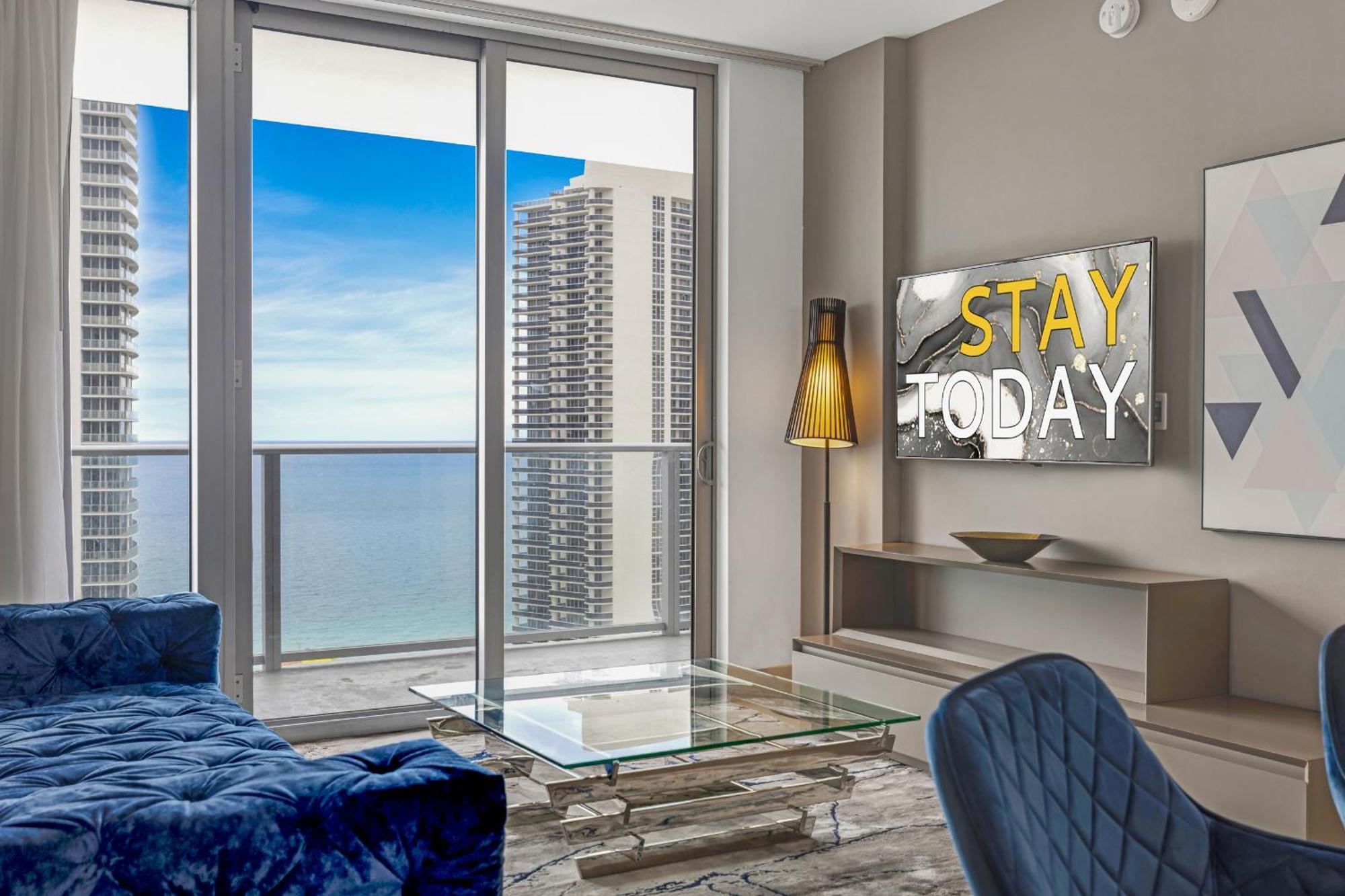 Hyde House - Luxury Waterfront 2Br 2Ba Apartment Suite With Direct Ocean View, Roof Top Pool, Resort Amenities Голливуд Экстерьер фото